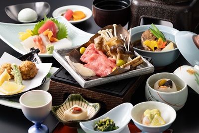 磯はなびから眺める景色や会席料理｢葵｣を味わい四季を満喫しよう！【食事会場おまかせ】
